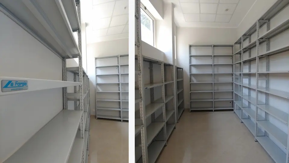 Scaffalatura a montaggio rapido