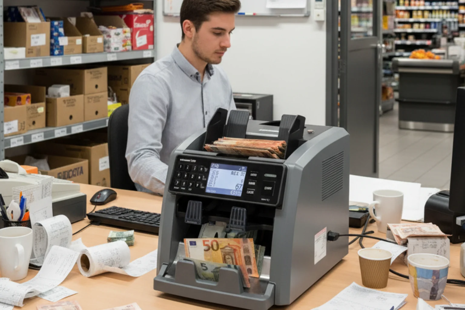 CONTATORI E VERIFICATORI PER BANCONOTE E MONETE